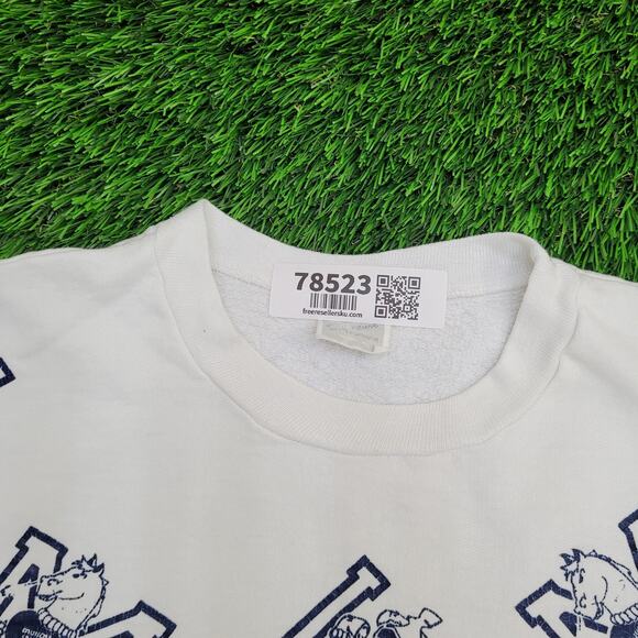 Vintage Murray-State-University AOP Sweatshirt Large L/XL 24x24 Cropped Boxy 90s - Picture 2 of 12